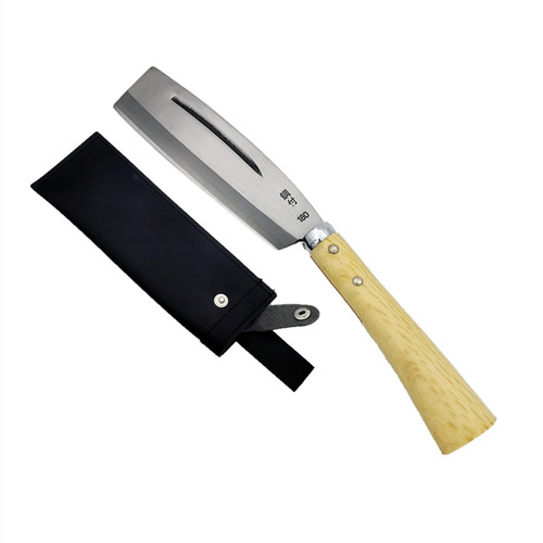 Small Island Tool Composite Steel Two-Edged Blade Waist Taper 180 Steel Clamping Steel Sheet Hand Axe Knife Outdoor Tools