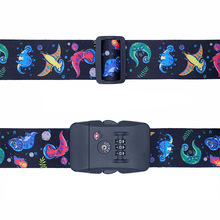 工厂定制旅行户外机场TSA海关锁旅行李带旅行箱打包带捆绑带日本