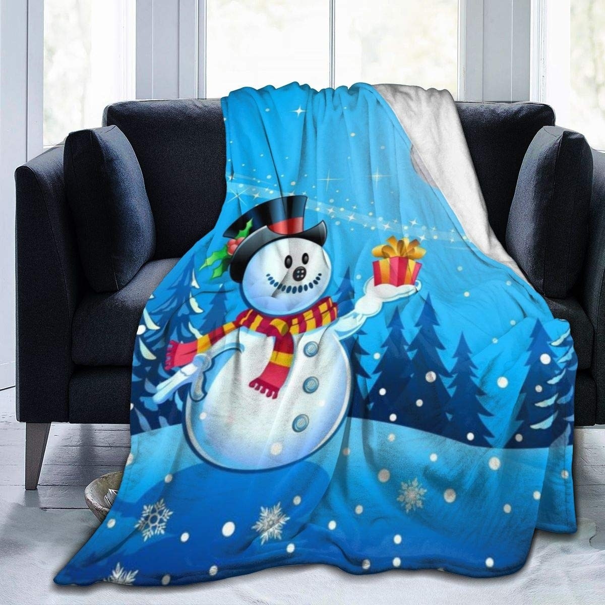 Creative keep warm duvet, digital double-sided flannel sofa