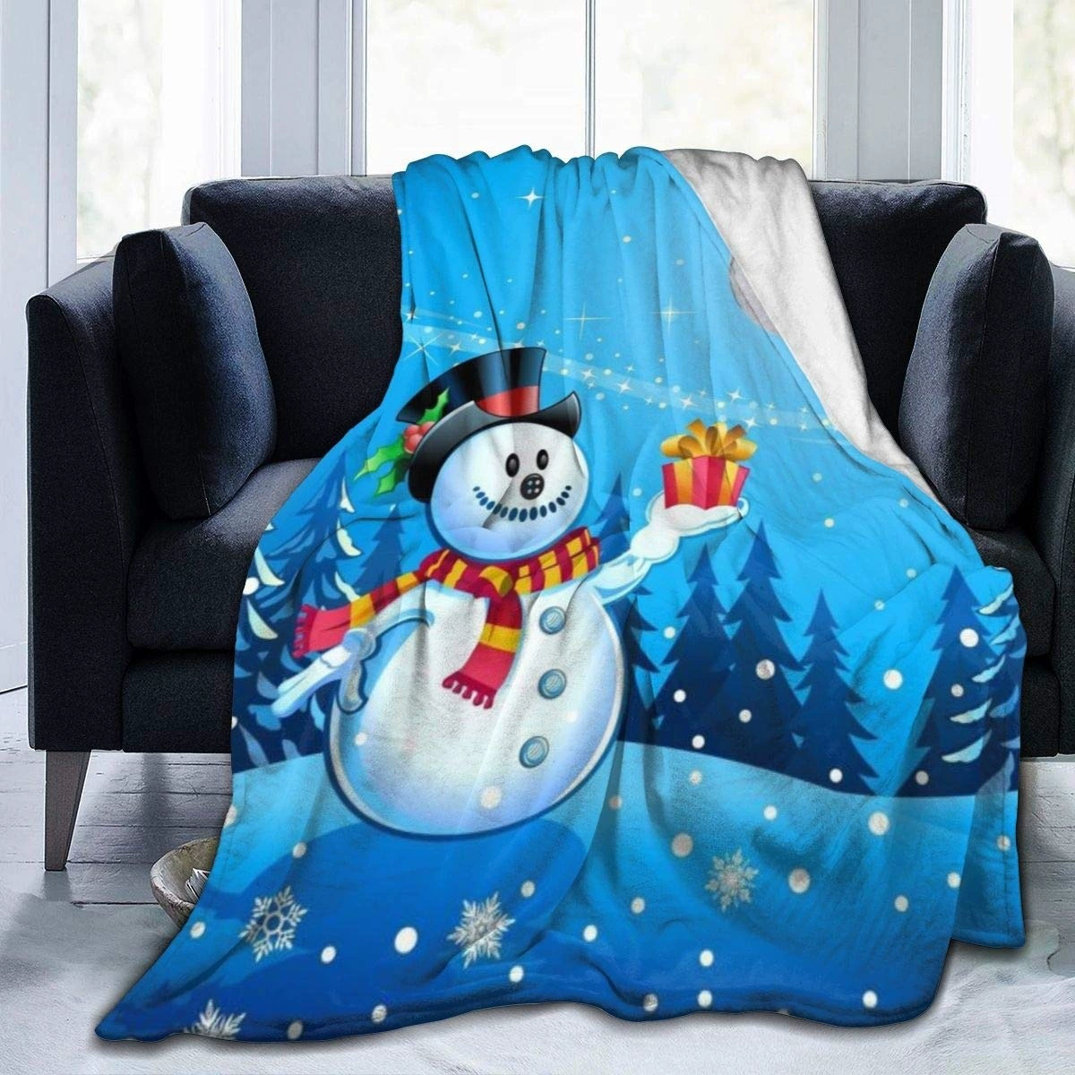 Creative keep warm duvet, digital double-sided flannel sofa