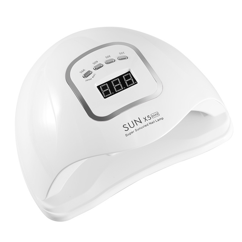 150W de alta potencia de uñas polaco pegamento lámpara de cocción de 4 velocidades de sincronización máquina de fototerapia de secado rápido inteligente inducción de uñas lámpara de uñas