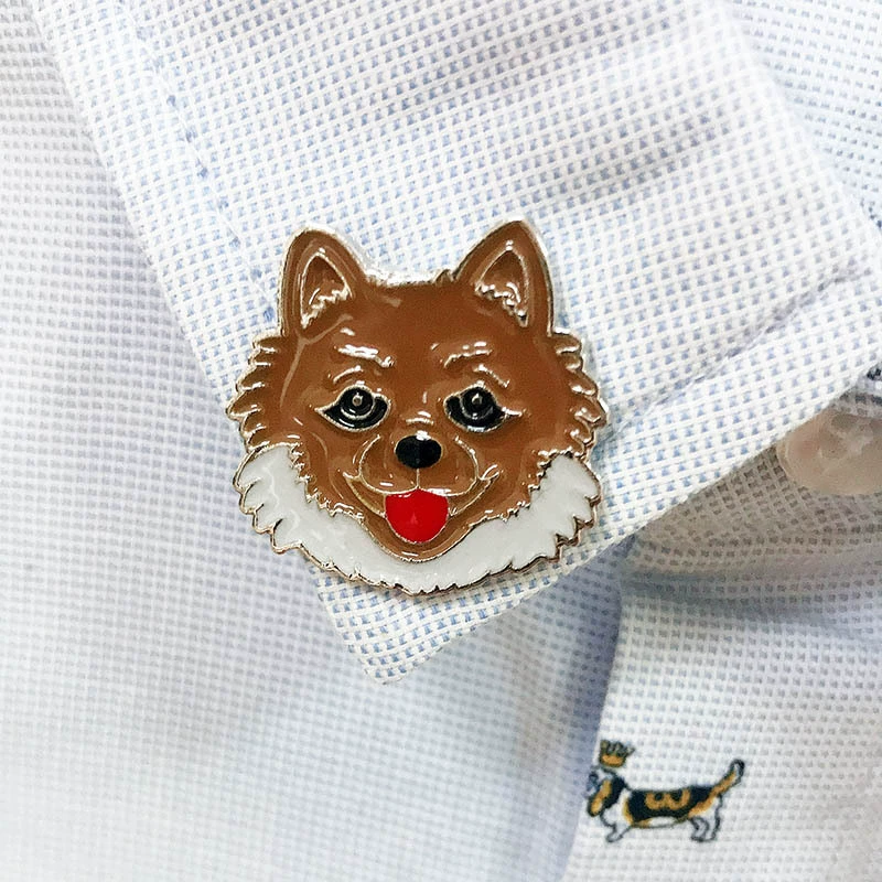 Metal brooch lapel pin, universal decorations for men and women, pet, Birthday gift