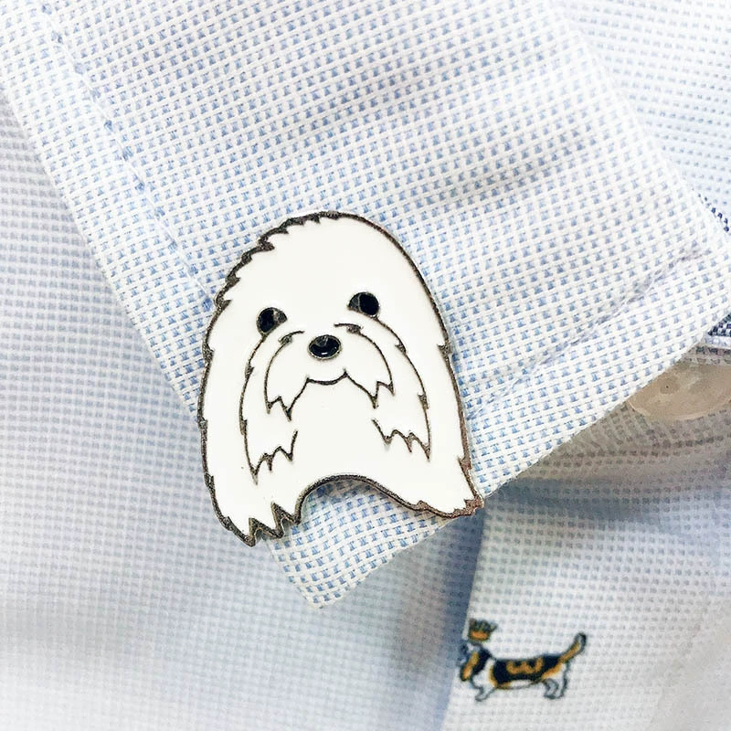 Metal brooch lapel pin, universal decorations for men and women, pet, Birthday gift