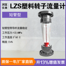LZS塑料浮子流量计转子流量计测水液体40-400l/h可测30%弱酸弱碱