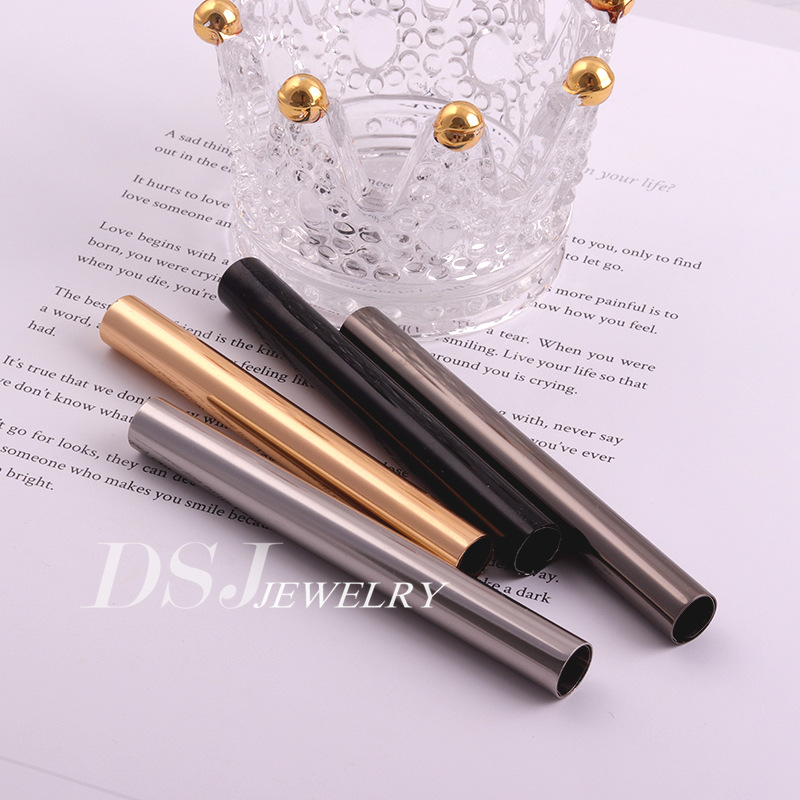 Utilizado comúnmente 8mm titular de la pluma de uñas sellado opaco metal color retención clavo pluma tapa multicolor Arco Iris color fábrica al por mayor