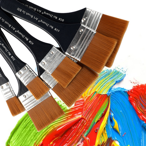 7 nylon wool board brushes watercolor oil painting acrylic brushes art painting brushes pigment brushes wholesale cross-border