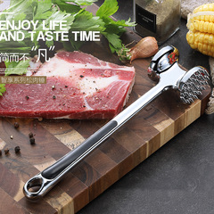 Amazon Steak Hammer Home Beef Hammer Knocking Meat Hammer Kitchen Meat Smashing Steak Tool Double-sided Tenderizing Meat Hammer Cross-border