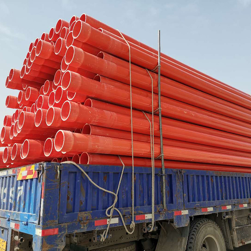 PVC电力管电缆保护管护套管PVC电力护套管厂家供应规格多样