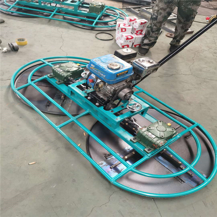 手扶双盘抹光机 厂家生产混凝土双头磨光机 水泥地面双盘收光机