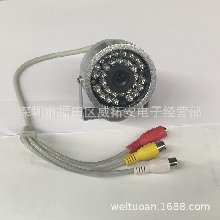 802C高清监控安防摄像头红外防水监控摄像机48灯鸭蛋摄像头