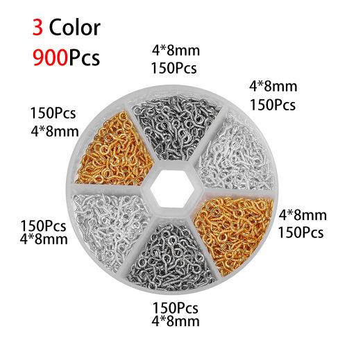 diy jewelry accessories cross-border amazon horn nails personalized screws earrings pendant material set