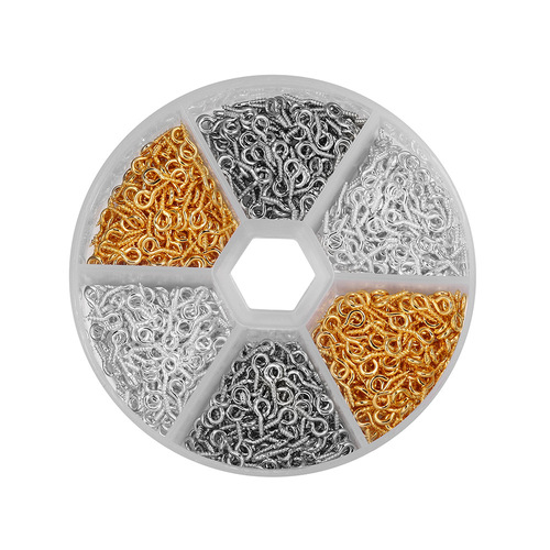 diy jewelry accessories cross-border amazon horn nails personalized screws earrings pendant material set