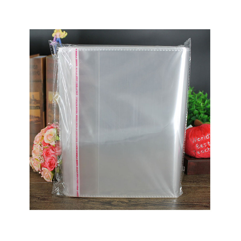 En stock OPP bolsa venta al por mayor fábrica autoadhesiva bolsa de plástico bolsa de ropa de sellado bolsa de embalaje transparente