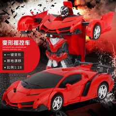 Children's Transformation Remote Control Car Robot Boy Toy Car Electric Induction Remote Control Car Street Stall Toy Wholesale