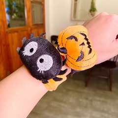 Cross-border Halloween slap circle Ghost Festival cute bracelet funny spider pumpkin slap circle children's small gift