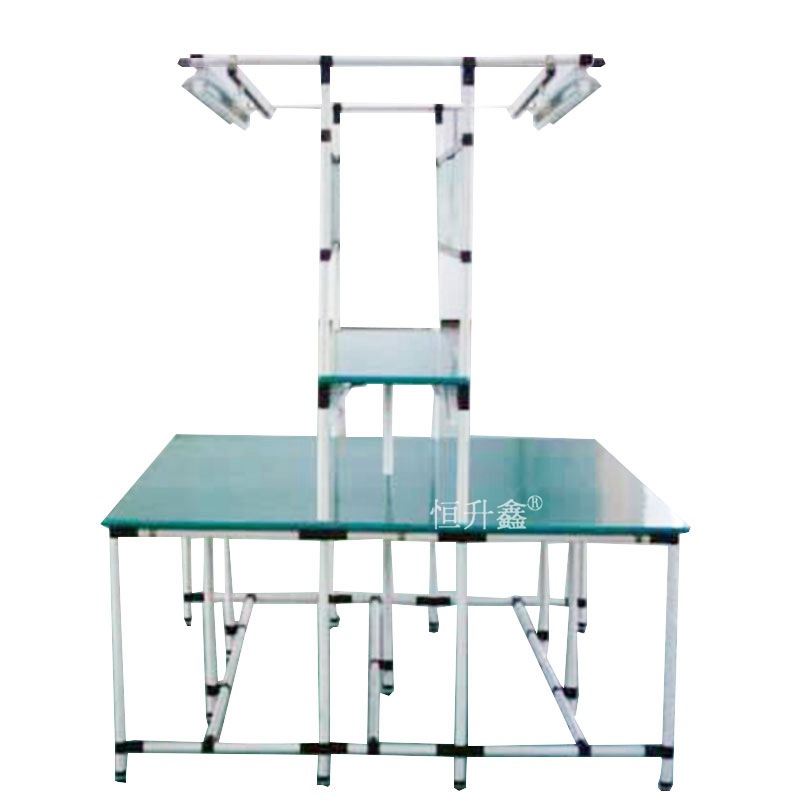 Flexible pipe Workbench making lean pipe Rod Workbench flexible assembly line Workbench assembly aging rack