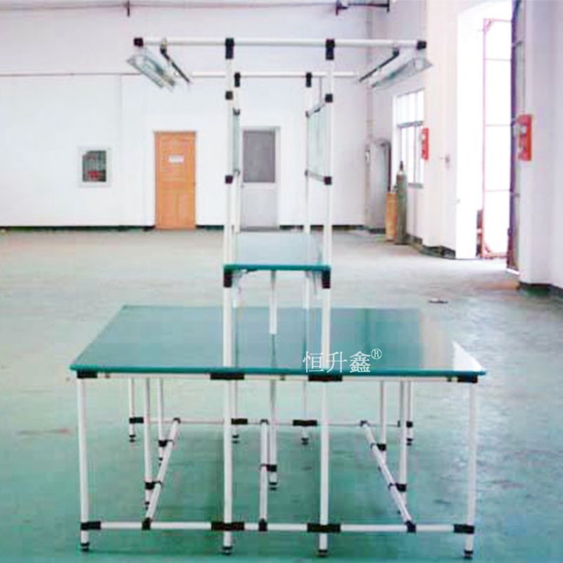 Flexible pipe Workbench making lean pipe Rod Workbench flexible assembly line Workbench assembly aging rack
