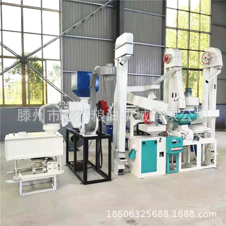 Ежедневное 15-тонное оборудование для переработки риса, рисовая мельница для очистки и удаления камней