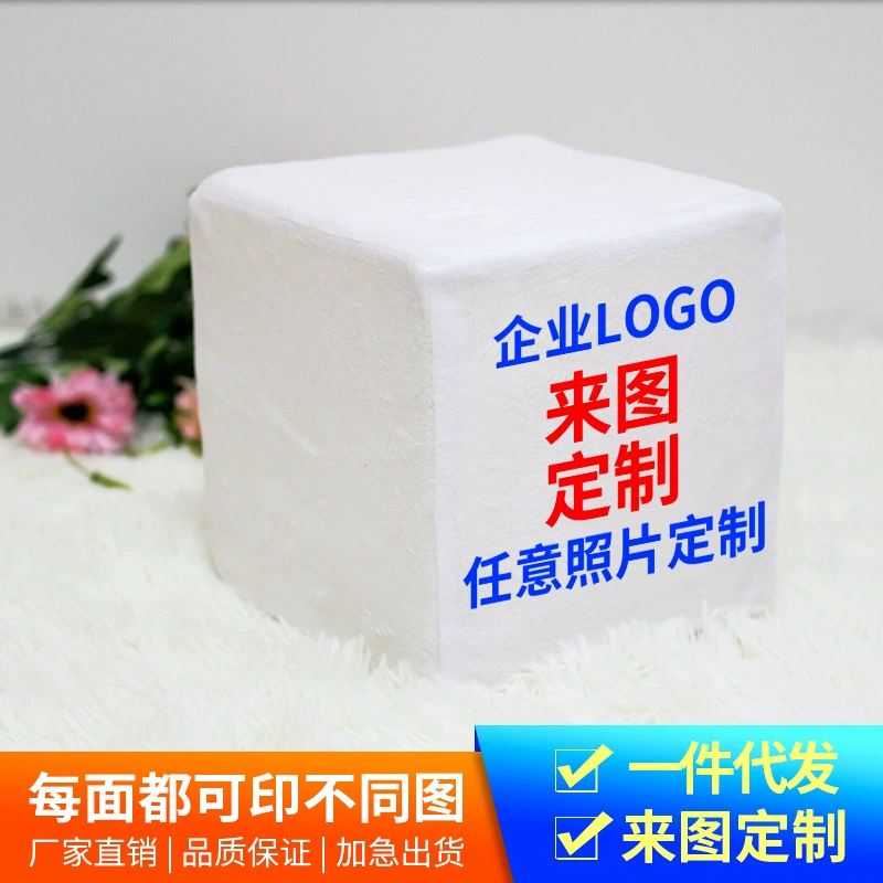 Трансграничный мультфильм креативная анимация цифровая печать наволочка куб квадратная Подушка плюшевая игрушка подушка ядро оптом