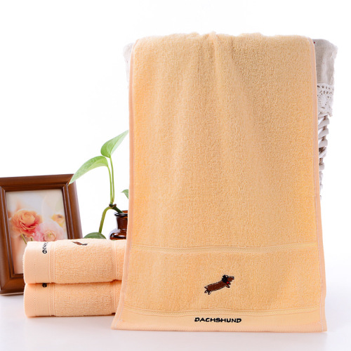 Clean & Pure Cotton Children's Towel Cartoon Cute Baby Towel Face Wash Kids Towel 100% Cotton Absorbent Towel Wholesale