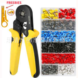 跨境升级款压线钳欧式管型钳套装1200pcs端子压接钳0.08-10mm