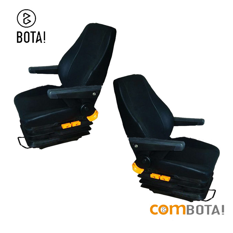 Asiento de amortiguación de airbag de suspensión de camión doble reposabrazos asiento del conductor