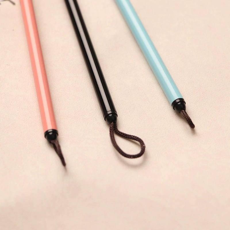 Набор кистей Liner Brush, 3 шт. для ногтей и арт-работ водорастворители для акварели, гуаши, акрила, крупная/средняя/мелкая