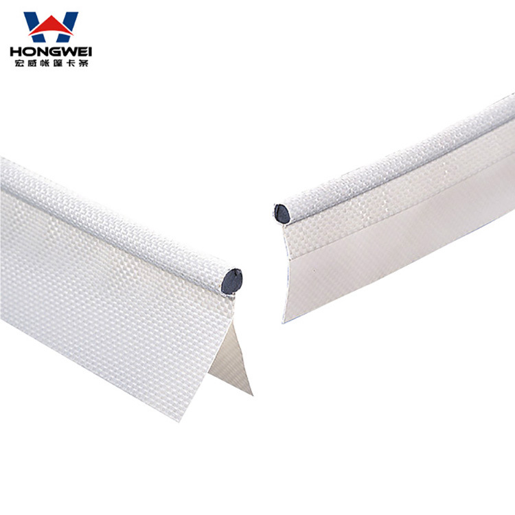 厂家供应   单芯双边PVC金属卡槽配件 篷房用篷布 户外帐篷卡条