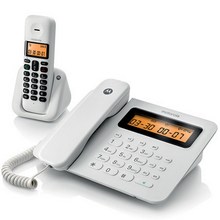批发零售摩托罗拉电话机大屏幕橙色背光免提报号电话 2601黑色