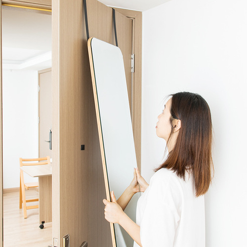 【One-time Delivery】Full-Length Mirror Behind the Door, Bedroom Wall-Hung Dressing Mirror, Wall-Mounted Full-Length Dressing Mirror for Home