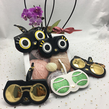 眼镜包ins大号眼镜包墨镜夹便携时尚卡通可爱眼镜盒墨镜套墨镜