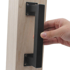 American barn door hanging rail accessories barn door handle wooden door handle sliding door handle black square handle