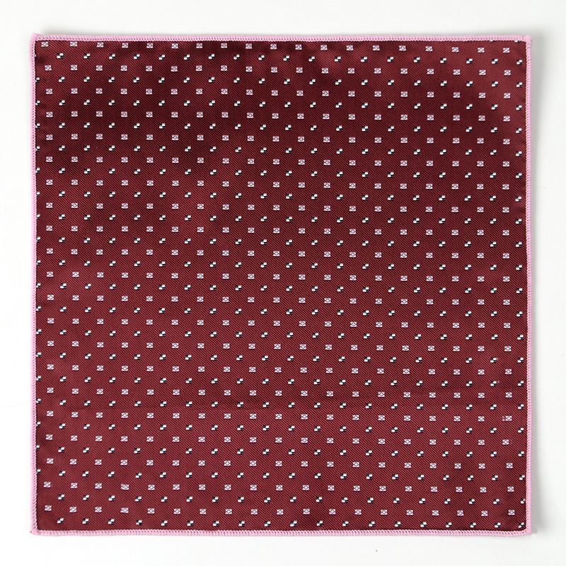 Corbata de hombre bufanda cuadrada pequeña al por mayor moda coreana de todo fósforo tendencia retro bordado patrón traje bufanda de bolsillo