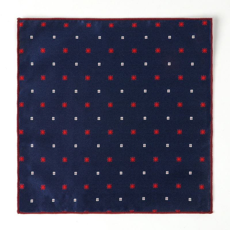 Corbata de hombre bufanda cuadrada pequeña al por mayor moda coreana de todo fósforo tendencia retro bordado patrón traje bufanda de bolsillo