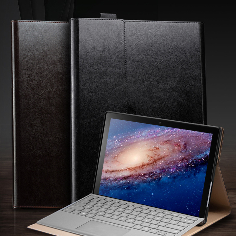 For Microsoft surface pro 8/7/6/5/4 Leather Protective Case pro x go3/2/1 Accommodates Keyboard