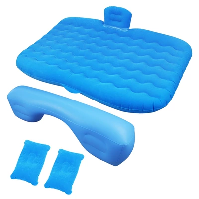 car inflatable mattress SUV — Vehicle-mounted inflatable bed - 758a-wave-long-pier-blue