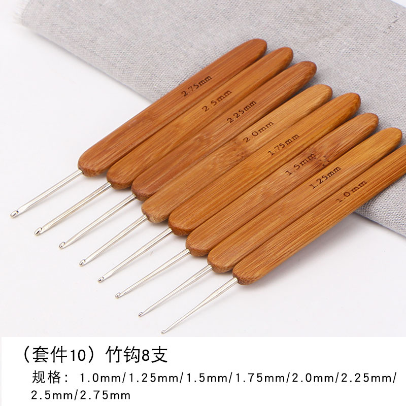 Suéter aguja carbonizada aguja de bambú de lana aguja recta palo Aguja traje tejido bufanda sombrero Lana Palo aguja 36/25cm