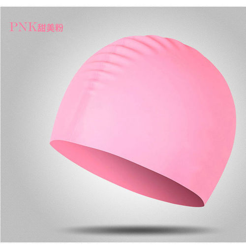 Pure Color Silicone Waterproof Swim Cap for Men and Women Ear Protection Swim Cap Adult Comfort Diving Hat Swim Accessories Logo Printing Available