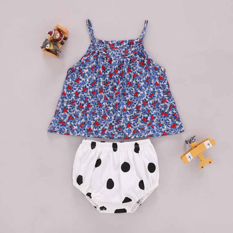 Girls Suspender Dress Baby Summer New Suit Kidsren Korean Fashion Girl Princess Dress Shorts Summer Dress
