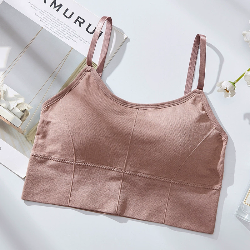 Quality underwear, wireless bra, top with cups, bra top, protective underware