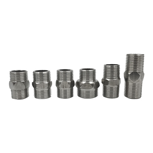 304 stainless steel pair wire 201 external thread connector 4 points external teeth large and small head internally connected 6 points extended external wire directly
