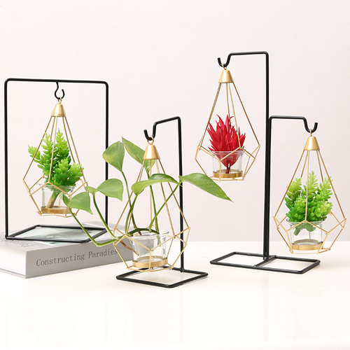 Nordic simple iron candle holder ornaments Western restaurant atmosphere decoration props romantic candlelight dinner wedding decorations