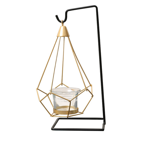 Nordic simple iron candle holder ornaments Western restaurant atmosphere decoration props romantic candlelight dinner wedding decorations