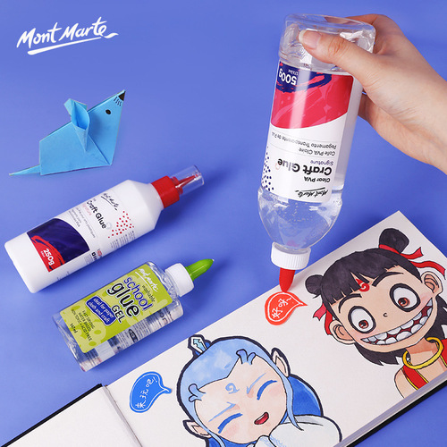 Montmartre PVA Glue White Glue Student Floral Craft Glue 250g School Handmade Paper Cutting Fast-Drying Slime Glue
