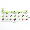 Cartoon cute transparent fruit oil, pencil case PVC for elementary school students, primary and secondary school