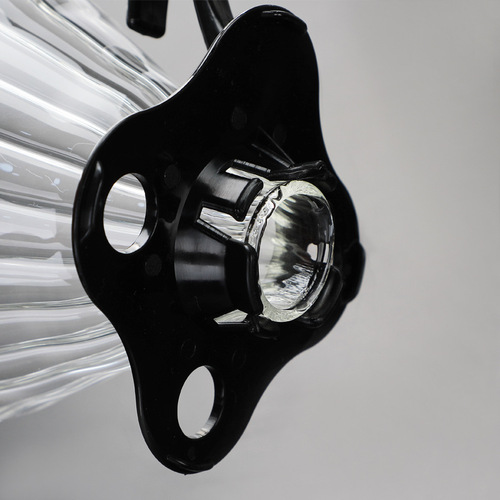 Heat-resistant thickened glass cloud coffee pot V60 coffee filter cup hand brewing pot with lid customizable with logo