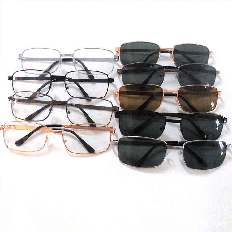 Transparent glass fashionable sunglasses