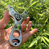 Slingshot stainless steel with laser, wholesale, suitable for import, lion