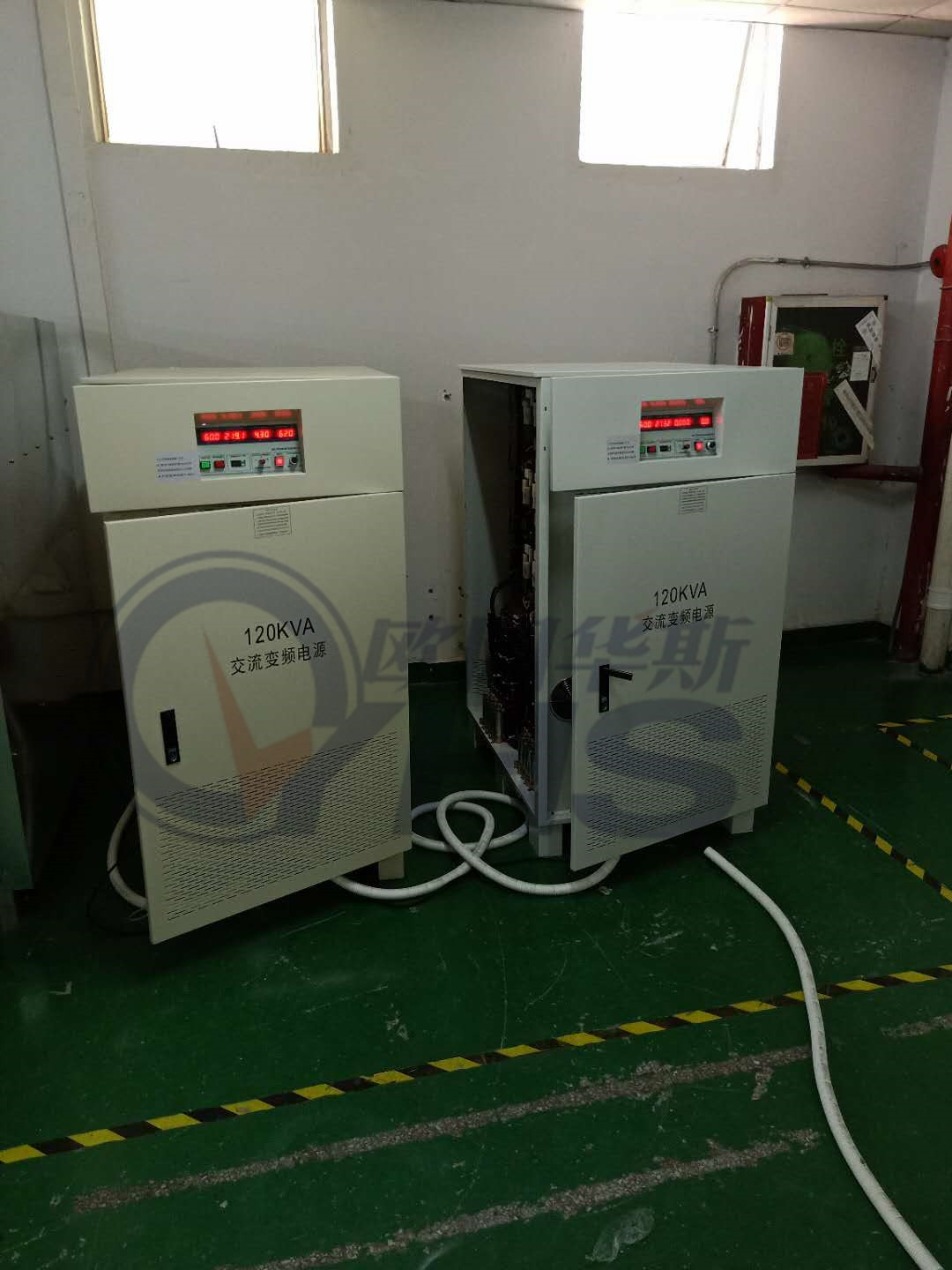 ����120KVA��Ƶ��Դ��̨��һ̨�������ݣ�һ̨�����Ϻ�