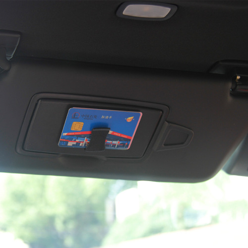 PC material car multi-purpose adhesive card holder car ticket fixing clip 2 pieces load capacity 250g